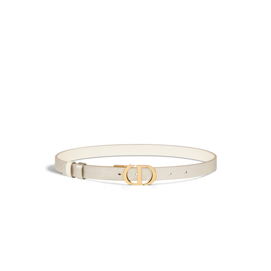 B0178UWGBM01E - Women's 30 Montaigne Fine Full Leather Belt - 01E Or/Multicolor