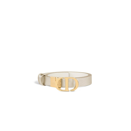 B0178UWGBM01E - Women's 30 Montaigne Fine Full Leather Belt - 01E Or/Multicolor