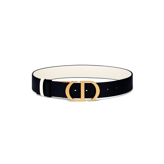 B0179UWGAM911 - Women's 30 Montaigne Basic Full Leather Belt - 911 Nero/Multicolor