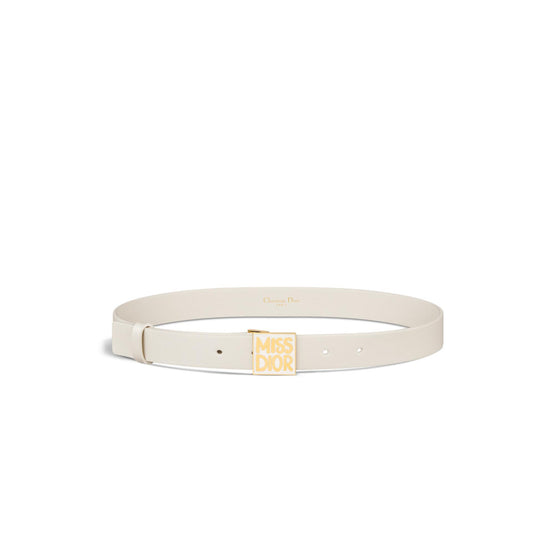 B0598UMODM030 - Women's Signature Belt - 030 Latte Dior
