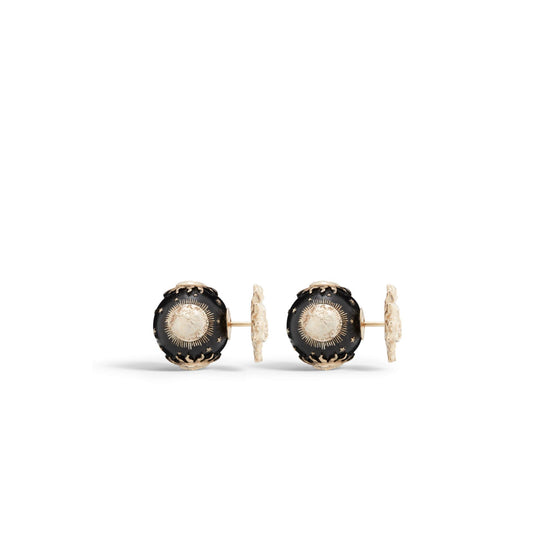 E3151WOMLQD307 - Women's Earrings - 307 Gold/Black