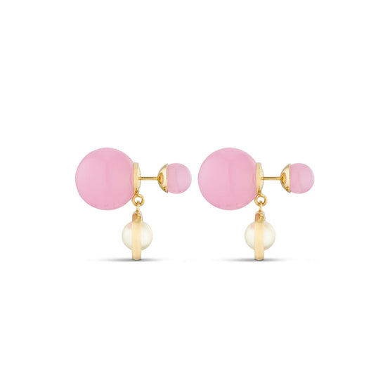 E3213WOMPLD57P - Women's Earrings - 57P Gold/Rose Cadmium
