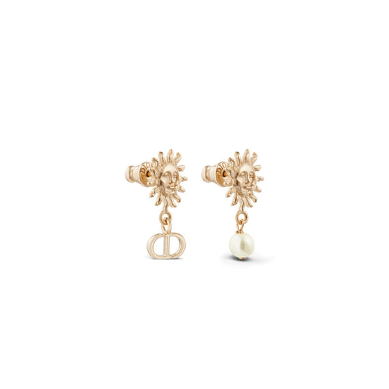 E3214WOMRSD301 - Women's Earrings - 301 Gold/White