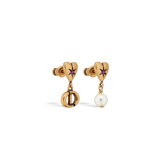 E3330WOMCYD77P - Women's Earrings - 77P Antique Gold/Fuchsia