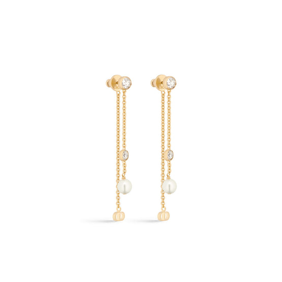 E3340WOMRSD301 - Women's Earrings - 301 Gold/White
