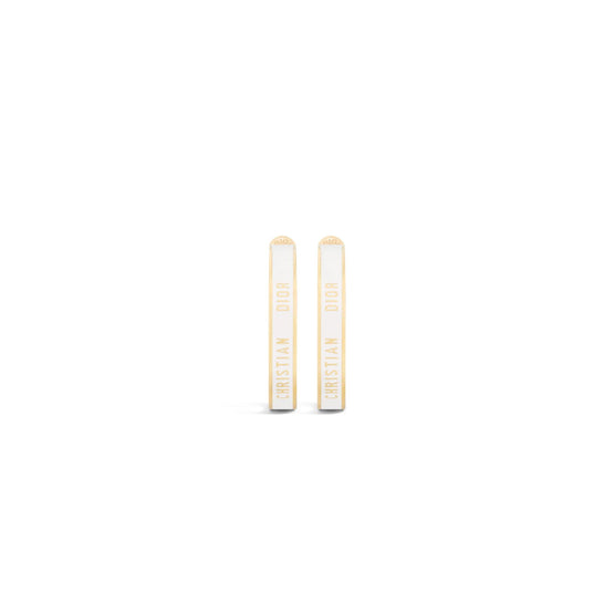 E3473WOMLQD301 - Women's Earrings - 301 Gold/White