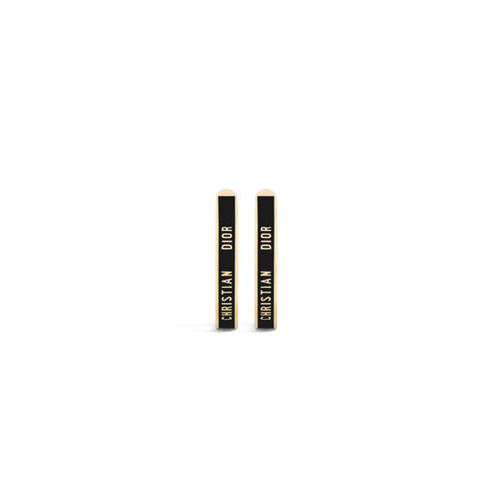 E3473WOMLQD307 - Women's Earrings - 307 Gold/Black