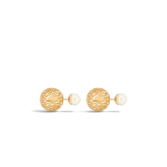 E3509WOMRSD301 - Women's Earrings - 301 Gold/White