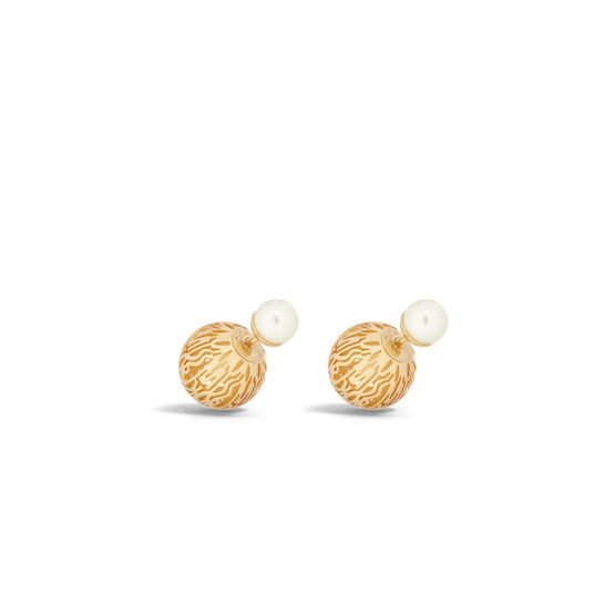 E3509WOMRSD301 - Women's Earrings - 301 Gold/White
