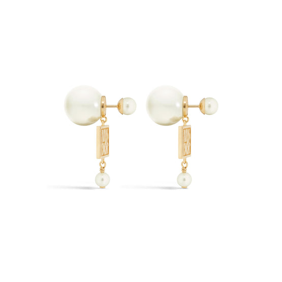 E3557WOMRSD301 - Women's Earrings - 301 Gold/White