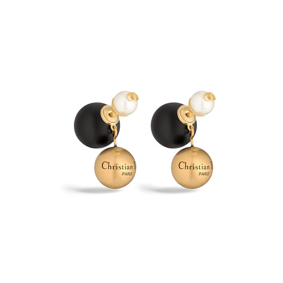 E3596WOMRSD910 - Women's Earrings - 910 Antiq Gld/Black