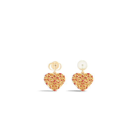 E3706WOMLQD309 - Women's Earrings - 309 Gold/Red