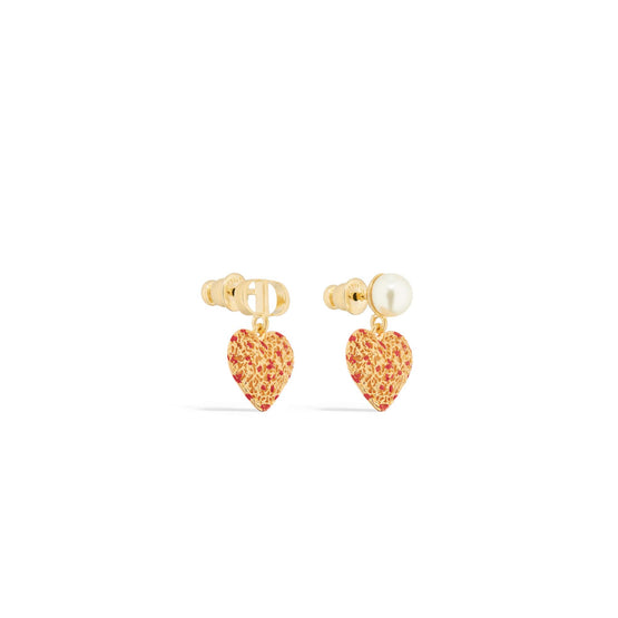 E3706WOMLQD309 - Women's Earrings - 309 Gold/Red