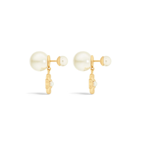 E3899WOMRSD301 - Women's Earrings - 301 Gold/White