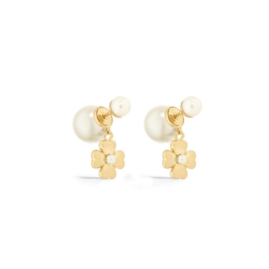 E3899WOMRSD301 - Women's Earrings - 301 Gold/White