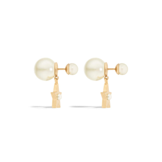 E3901WOMRSD301 - Women's Earrings - 301 Gold/White