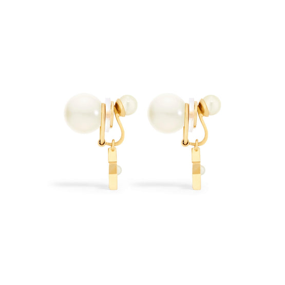 E3970WOMRSD301 - Women's Earrings - 301 Gold/White