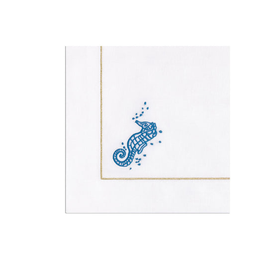 HYO02SHY0UC500 - La Vague Napkin - 500 Bleu
