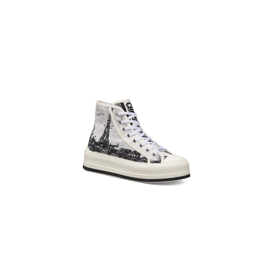 KCK382EIFS15W - Women's Sneakers - 15W Off White & Black