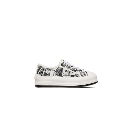 KCK385KPYS15W - Women's Sneakers - 15W Off White & Black
