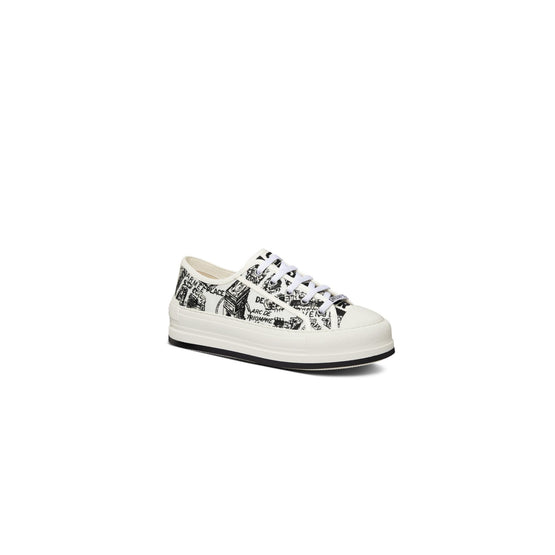 KCK385KPYS15W - Women's Sneakers - 15W Off White & Black
