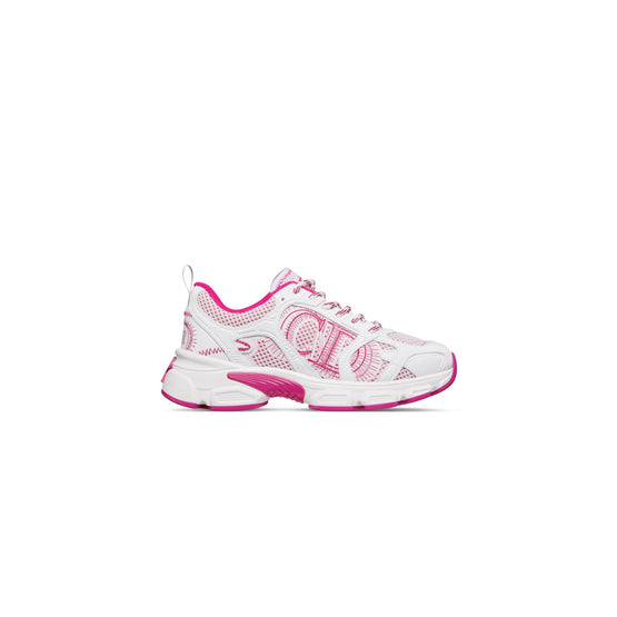 KCK414TRMS89W - Women's Sneakers - 89W Off White & Fuchsia
