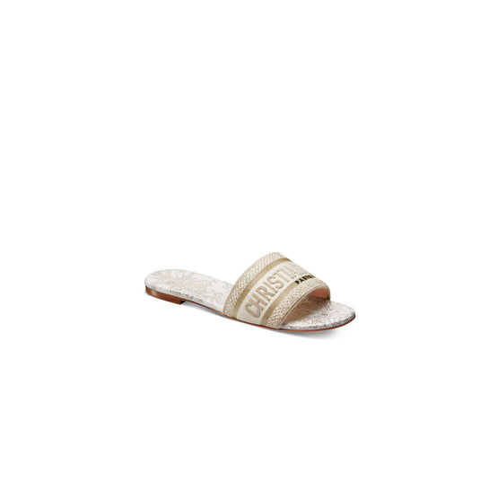 KCQ209CDIS09W - Women's Sandals - 09W White & Gold