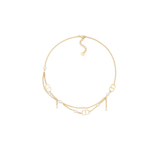 N2324WOMRSD301 - Women's Necklace - 301 Gold/White