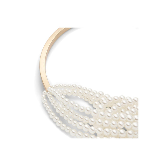 N2821WOMRSD301 - Women's Necklace - 301 Gold/White