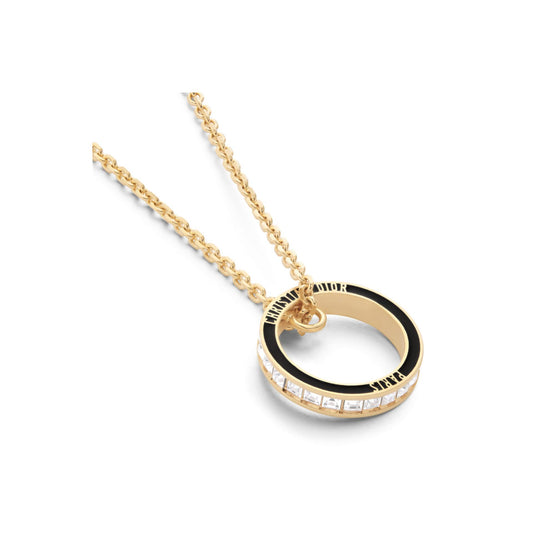 N3041WOMCYD307 - Women's Necklace - 307 Gold/Black