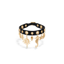 N3144WOMCMD307 - Women's Necklace - 307 Gold/Black