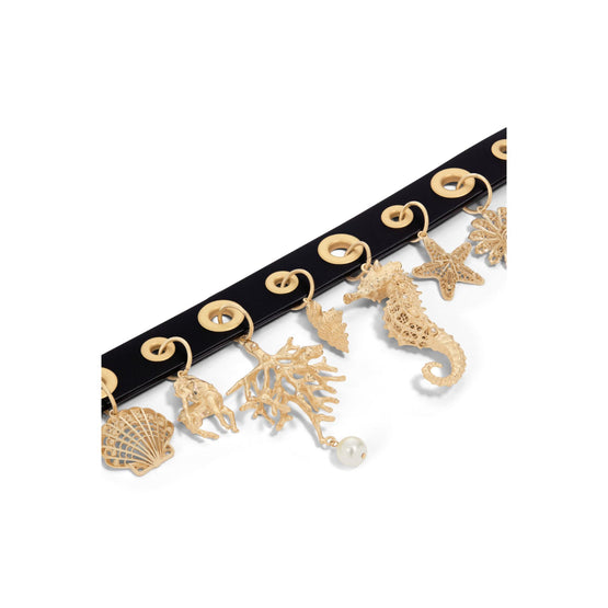 N3144WOMCMD307 - Women's Necklace - 307 Gold/Black