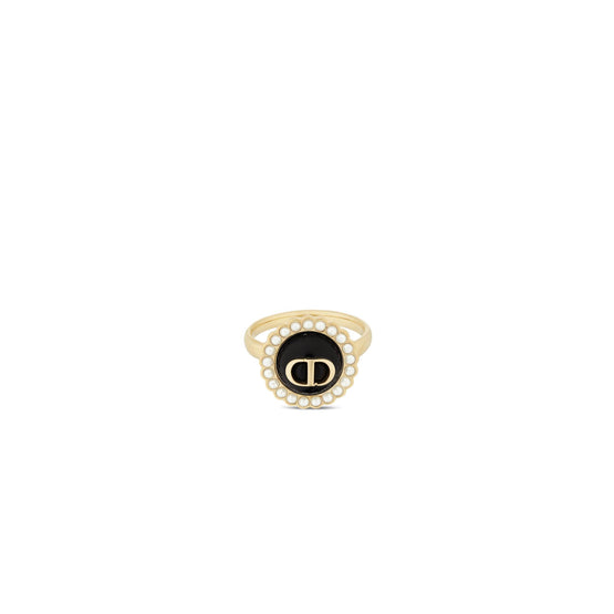R1404WOMVED307 - Women's Ring - 307 Gold/Black