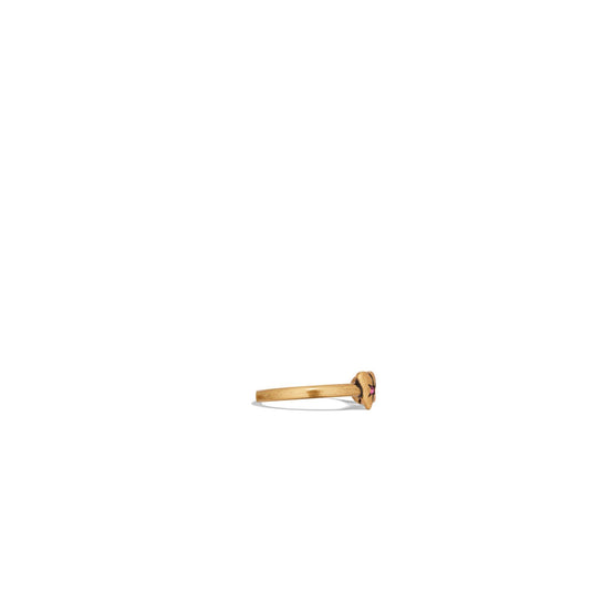 R2227WOMCYD77P - Women's Ring - 77P Antique Gold/Fuchsia