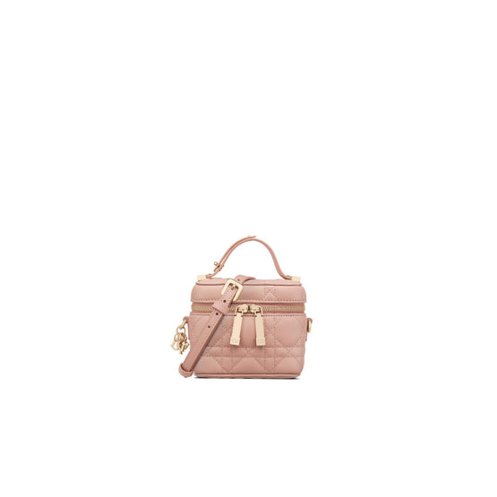 S0935ONMJM49P - Women's Lady Dior Vanity Lambskin - 49P Rose De Vent