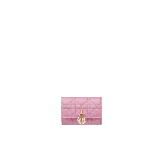 S0966ONMJM06N - Women's My Dior Medium Wallet Lambskin - 06N Rosa Ortensia