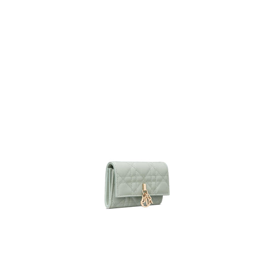 S0966ONMJM605 - Women's My Dior Medium Wallet Lambskin - 605 Pistache