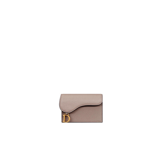 S5611CCEHM30G - Women's Small Shape Card Holder - 30G Taupe