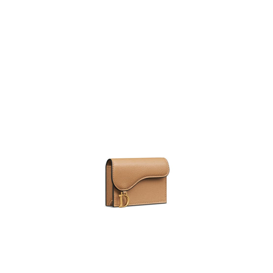S5611CCEHM53U - Women's Small Shape Card Holder - 53U Medium Tan